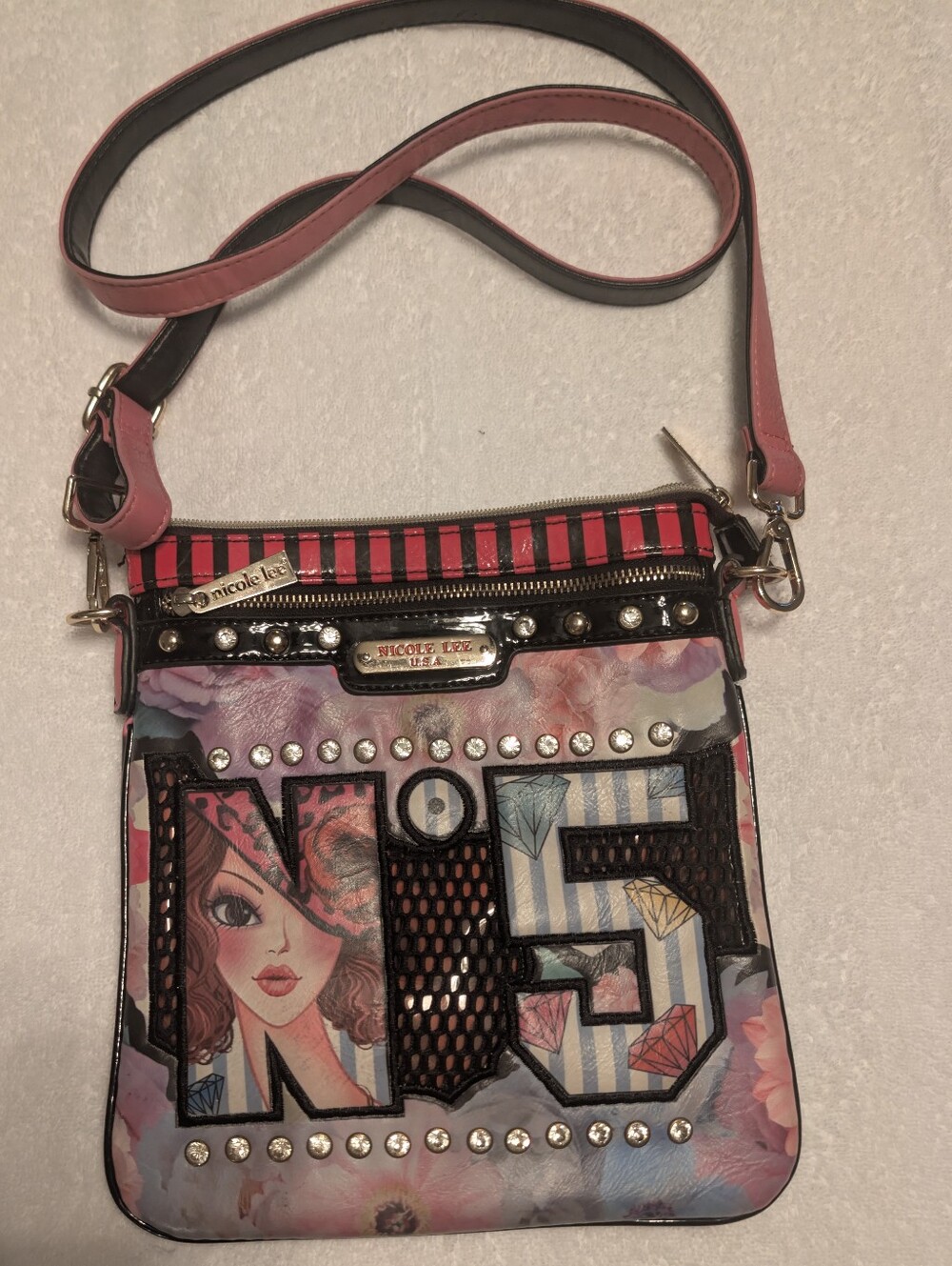 Nicole Lee N5 Pop art Crossbody